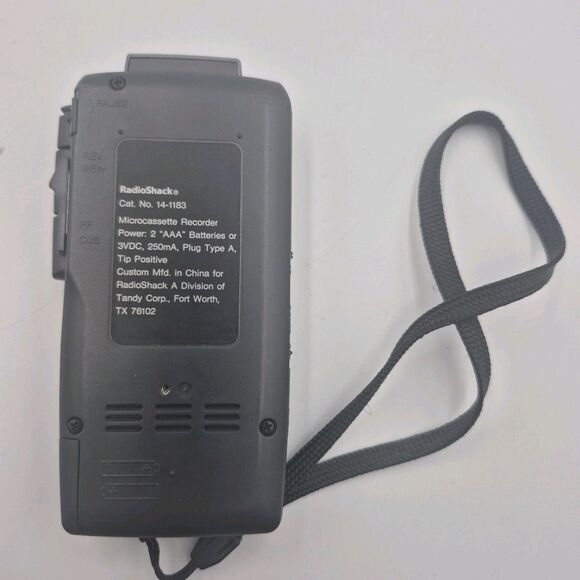 Radio Shack Micro-44 Microcassette Recorder Voice-Activated 14-1183 Tested Works - Picture 2 of 6